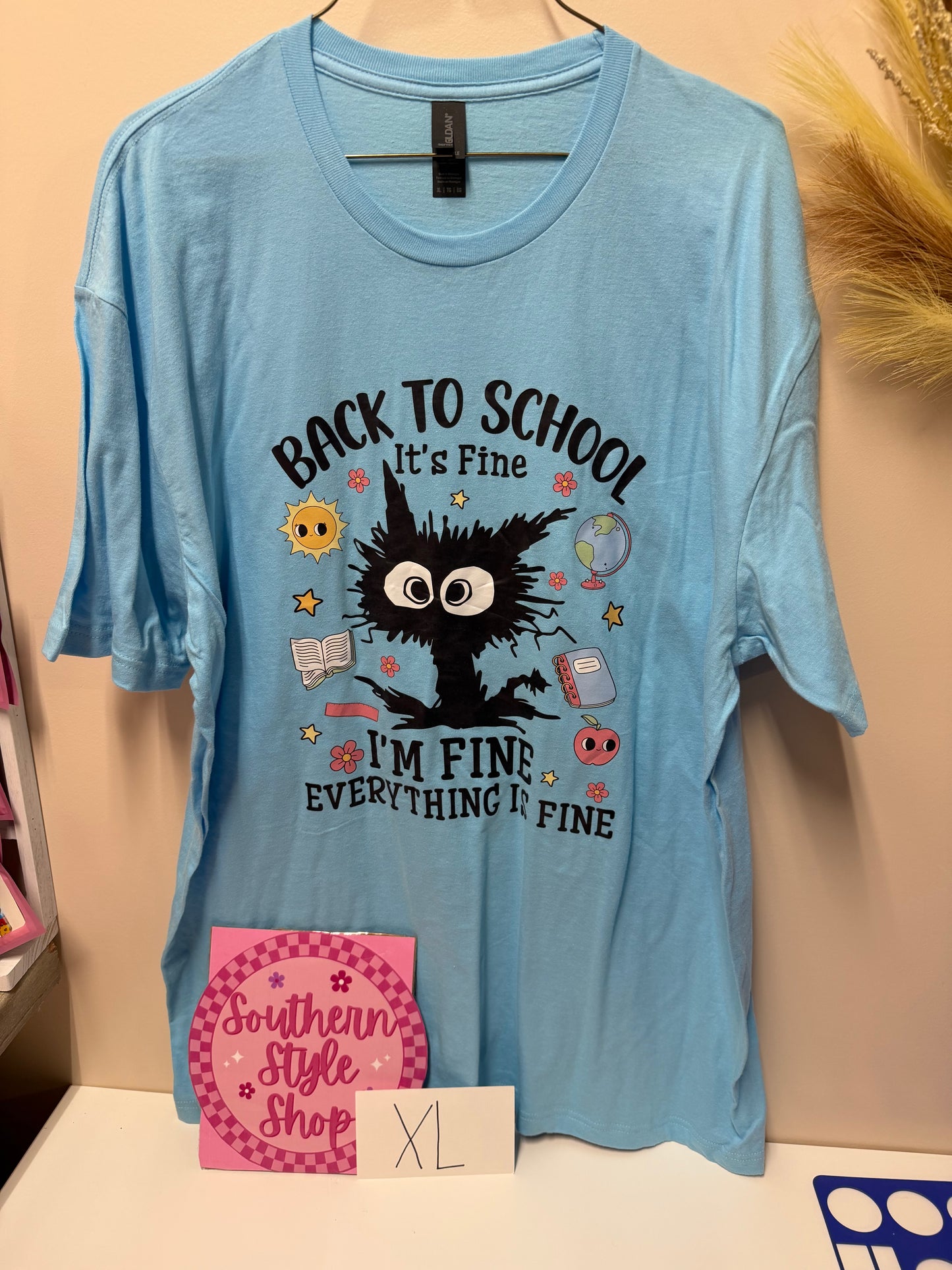 Adult xl back to school tshirt