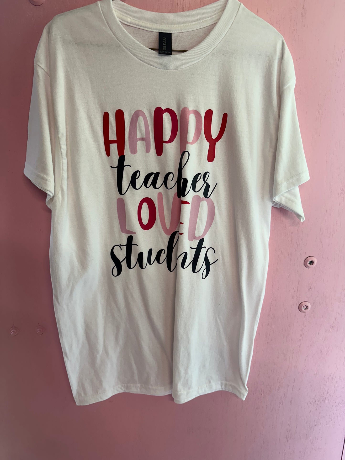 Adult medium loved students tshirt