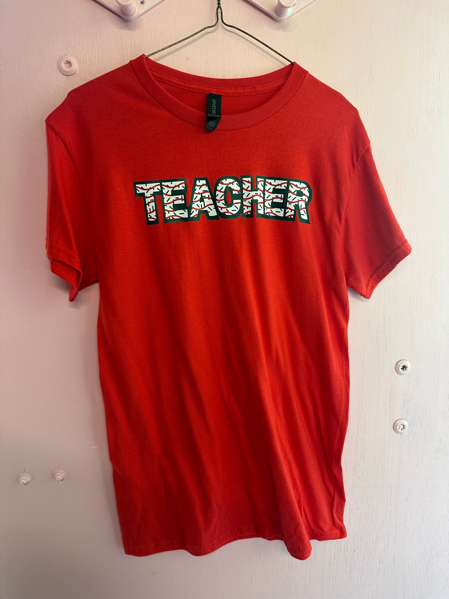 Adult small cake teacher tshirt
