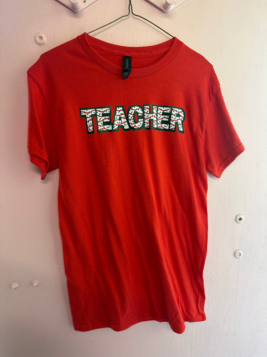 Adult small cake teacher tshirt