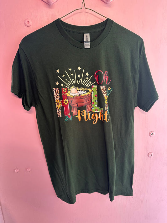 Adult medium holy night tshirt