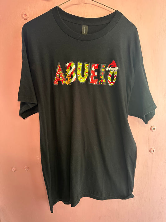 Adult large abuleo Grinch tshirt