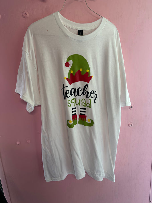 Adult xl teacher squad tshirt
