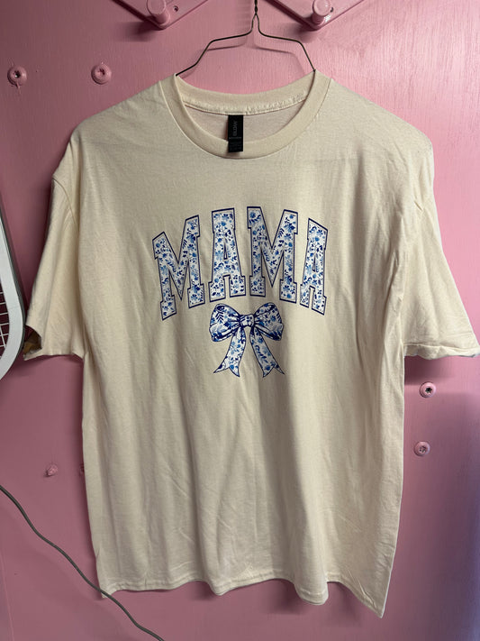 Adult xl blue mama tshirt