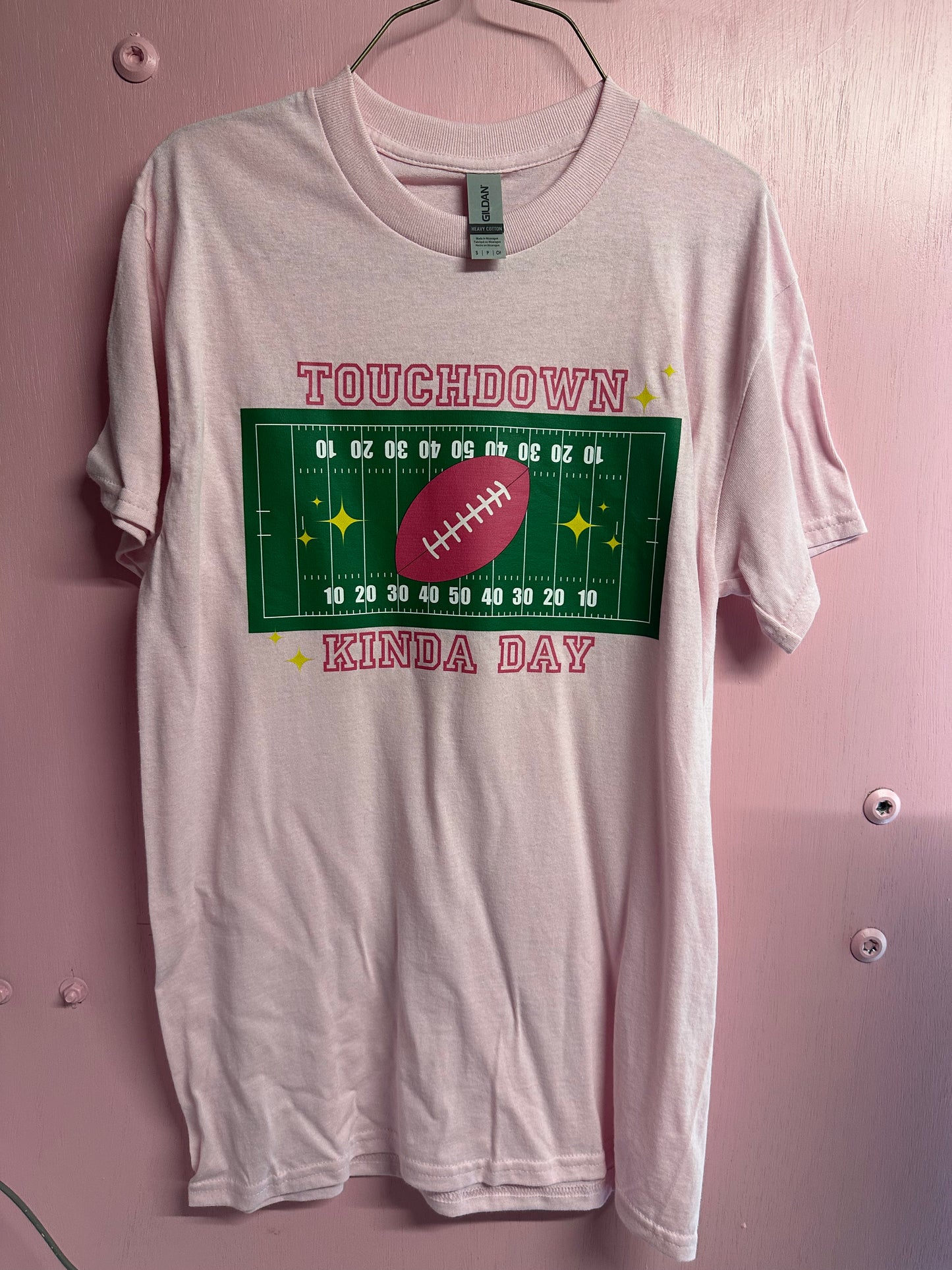 Adult small touchdown tshirt