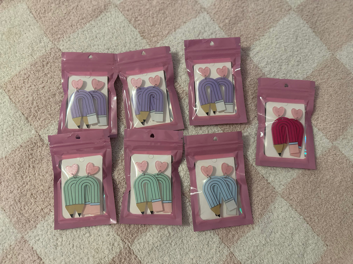 Rainbow earrings