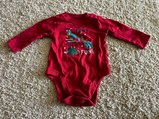 0/3m dino onesie