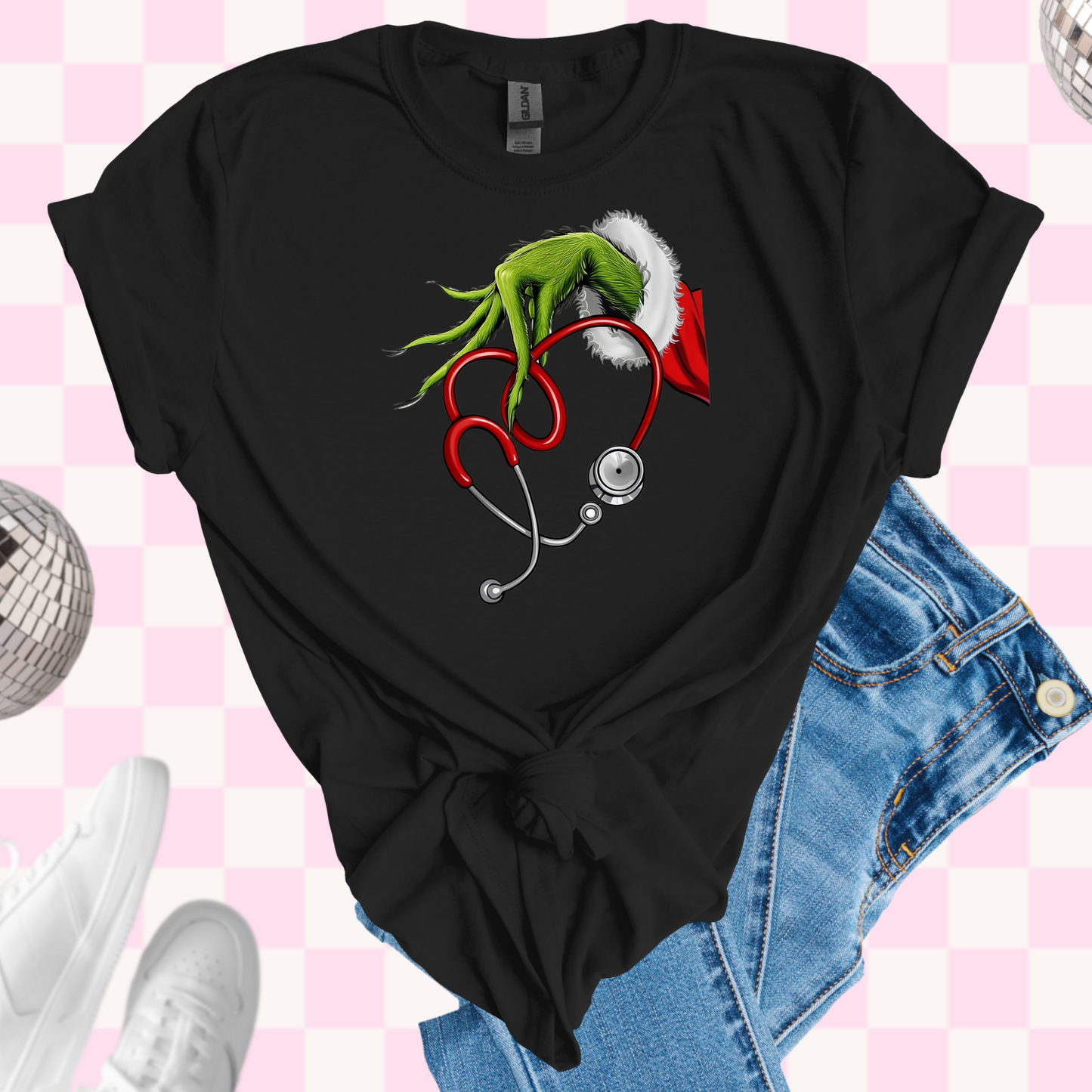 Grinch nurse shirt