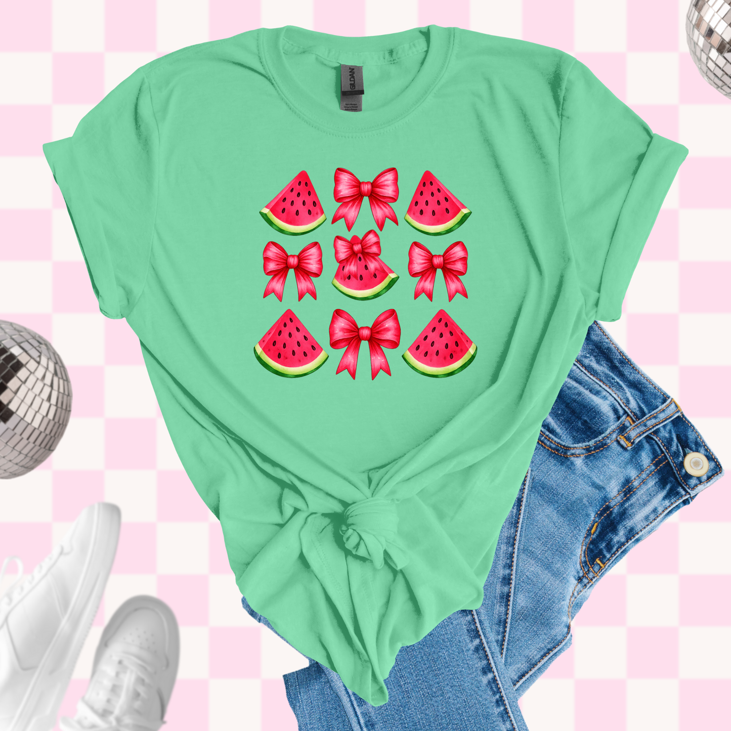 Watermelon coquette shirt