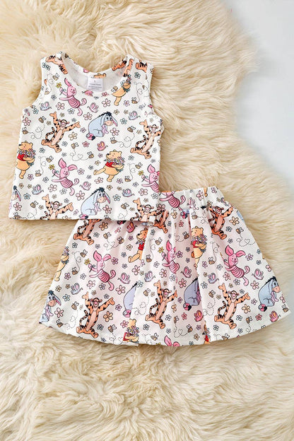Character printed top & skort. OFG52573 AMY
