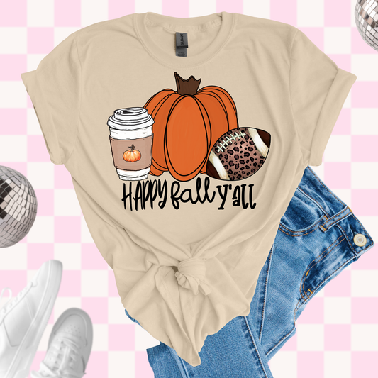 Happy fall football shirt