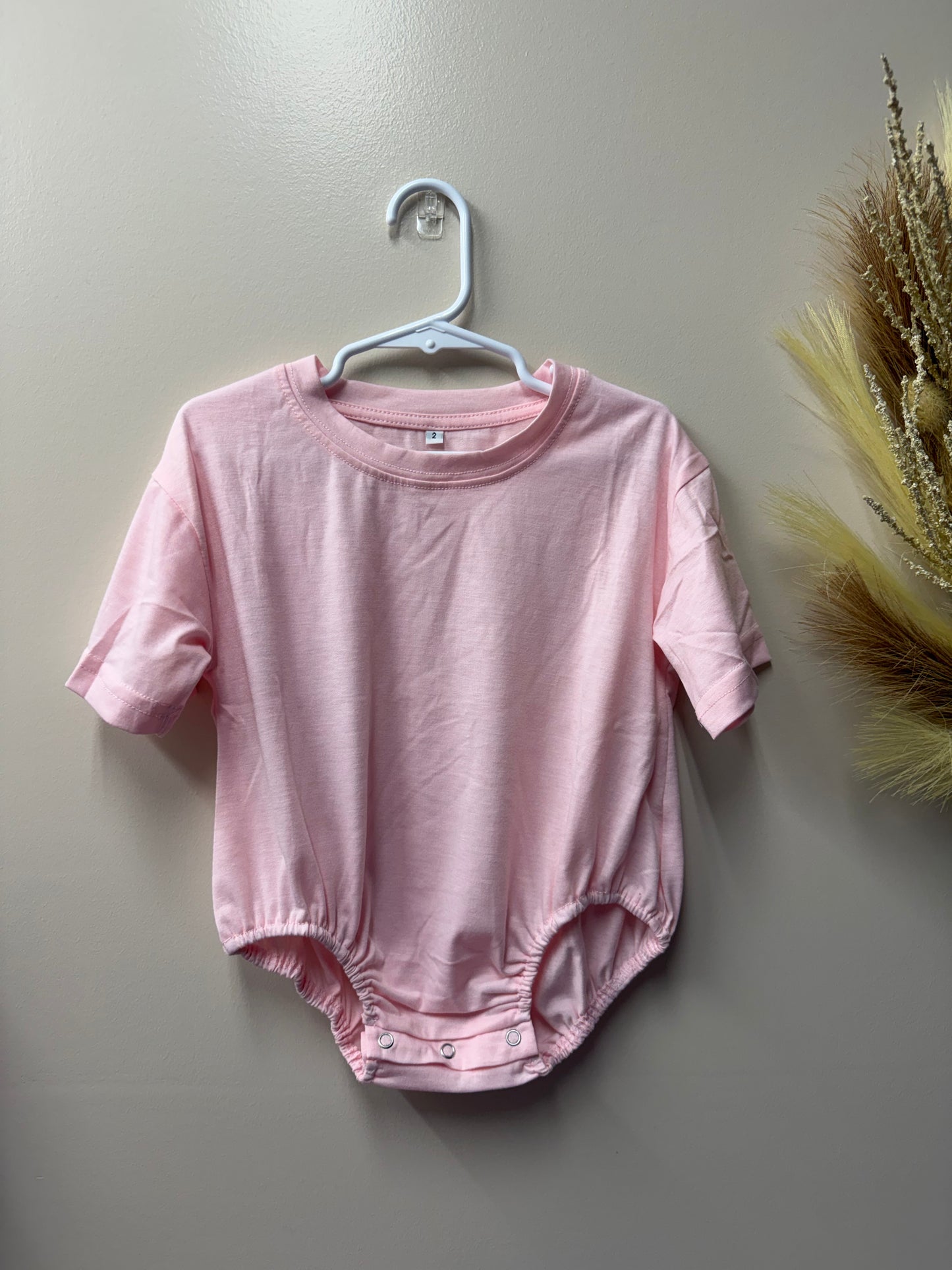 Light Pink Bubble Romper