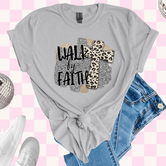Walk by faith tshirt