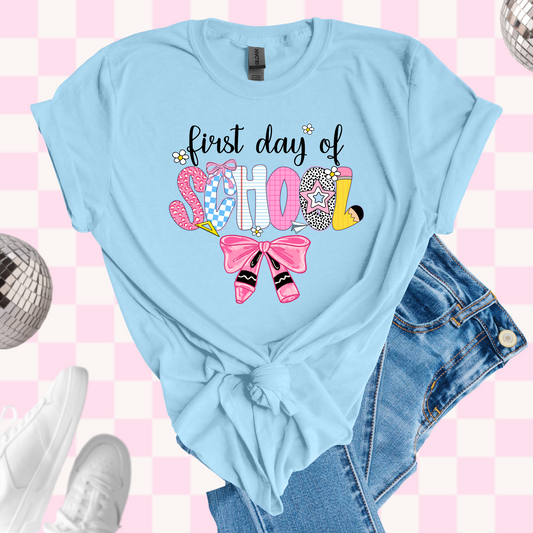 First day of school tshirt