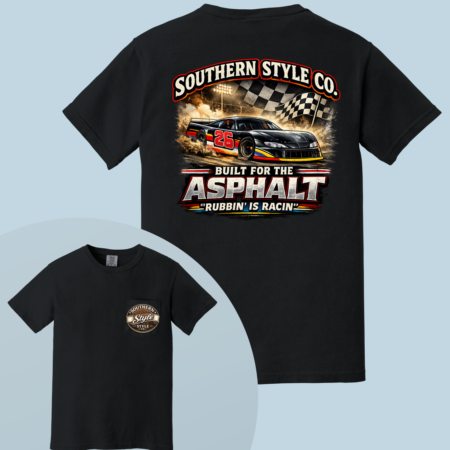 Built for the Asphalt Comfort Colors® Tee