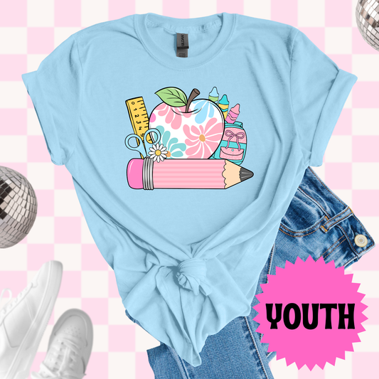 Custom pastel apple tshirt