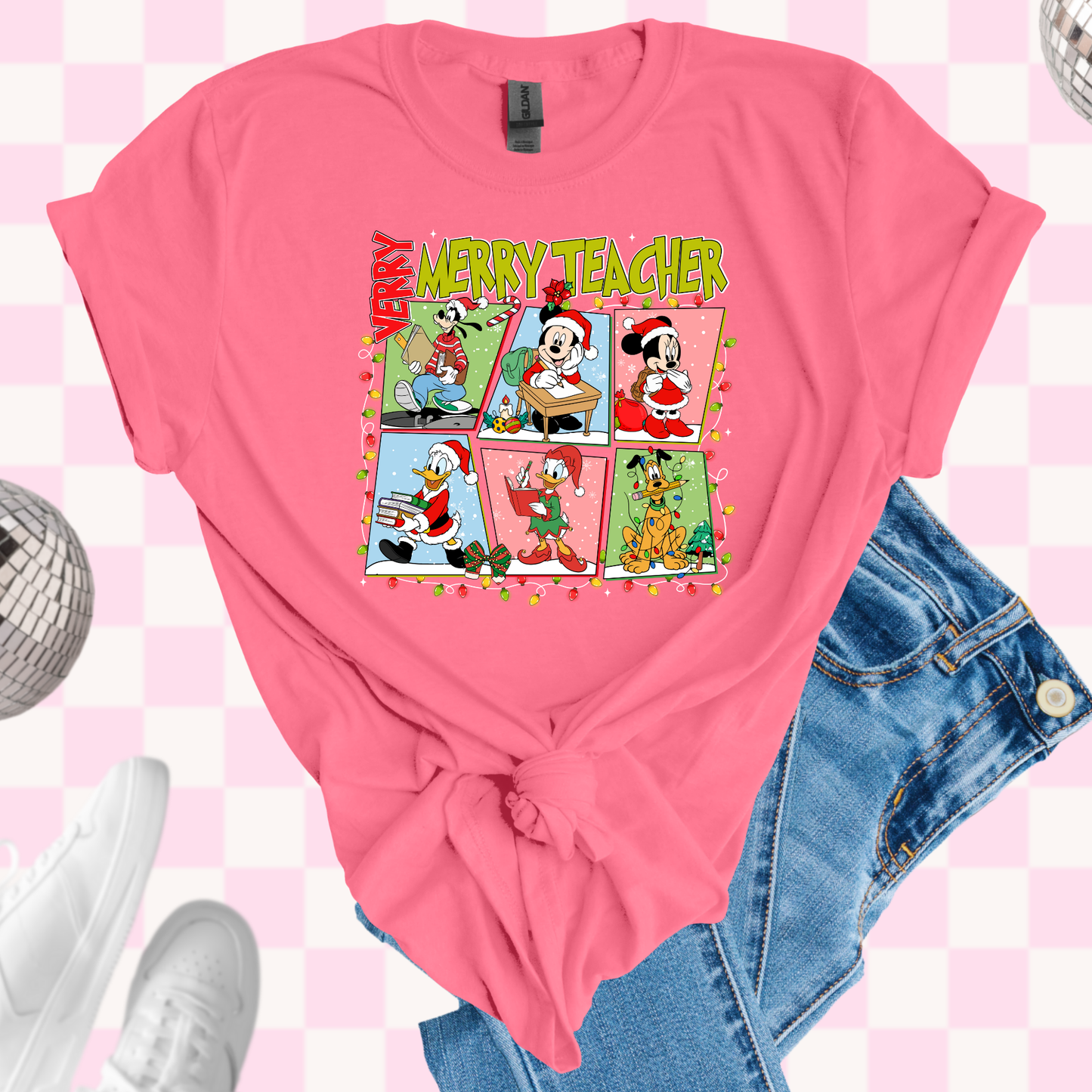 Very Merry teacher shirt