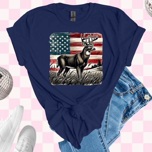 USA buck tshirt