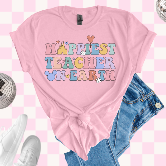 Happiest teacher tshirt