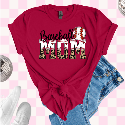 Baseball mom tshirt