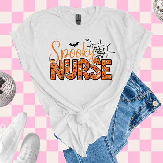 Spooky nurse tshirt