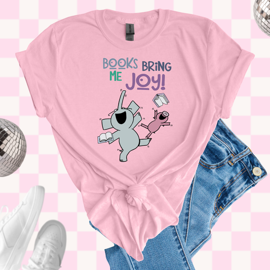 Books bring me joy shirt