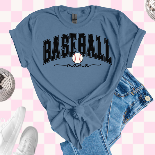 Baseball mama tshirt