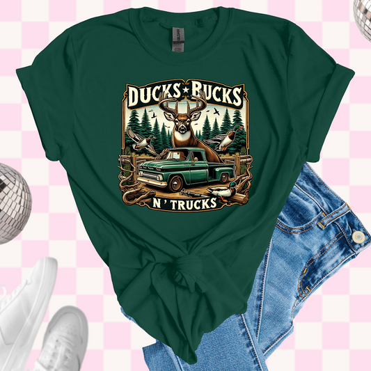 Ducks, bucks n trucks tshirt