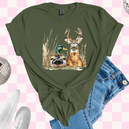 Buck & duck tshirt