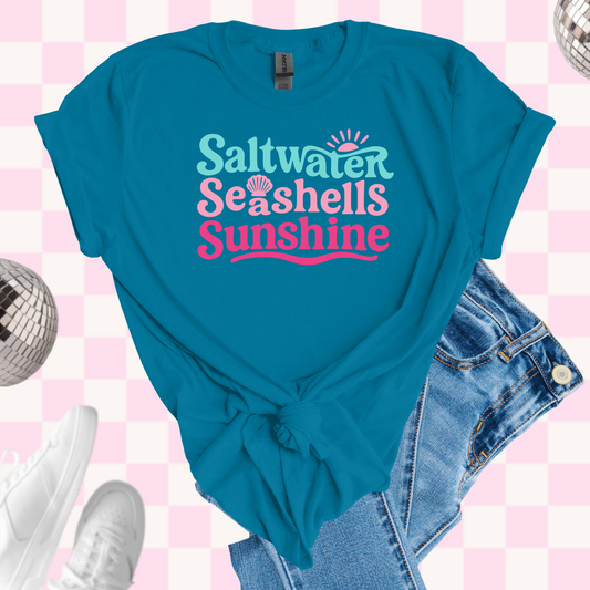 Seashells & saltwater tshirt