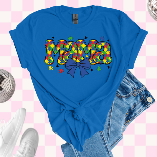 Autism mama tshirt