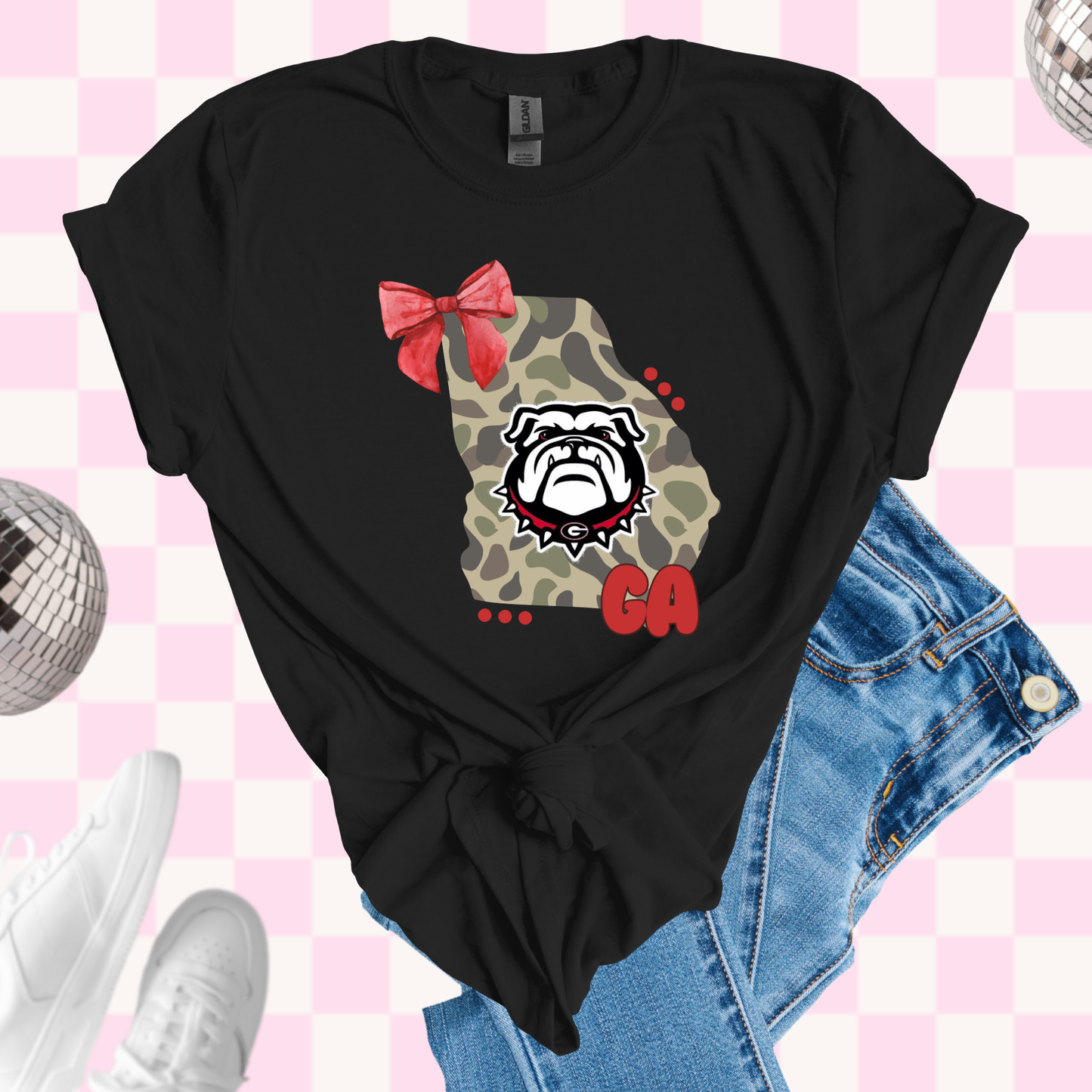 GA Bulldogs state camo shirt