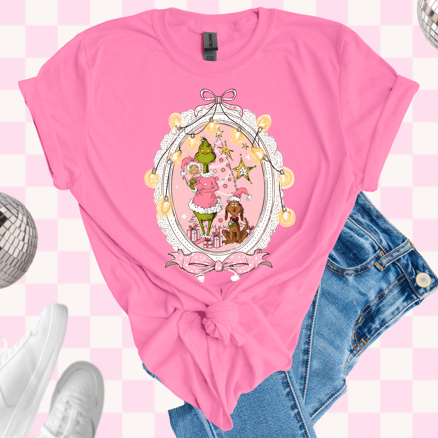 Pink Grinch shirt