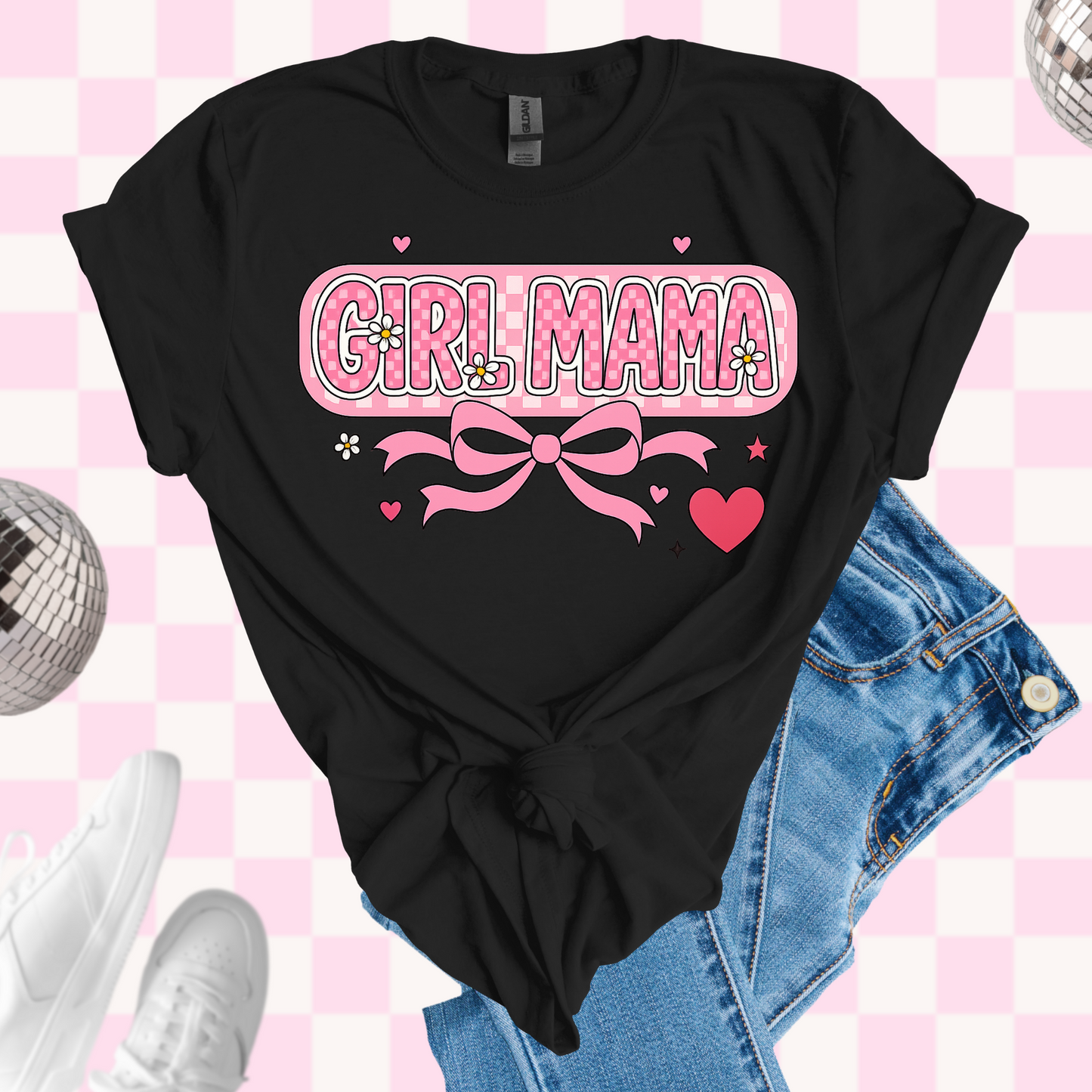 Girl mama tshirt