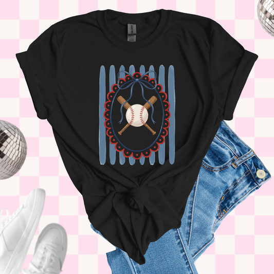 Baseball coquette shirt