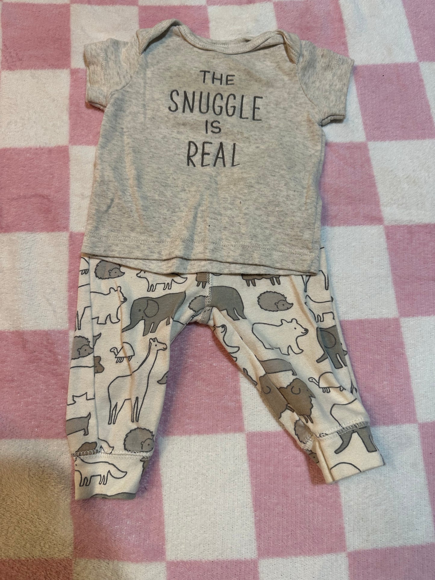 0/3m snuggle pjs