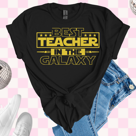 Best teacher in the galaxy tshirt