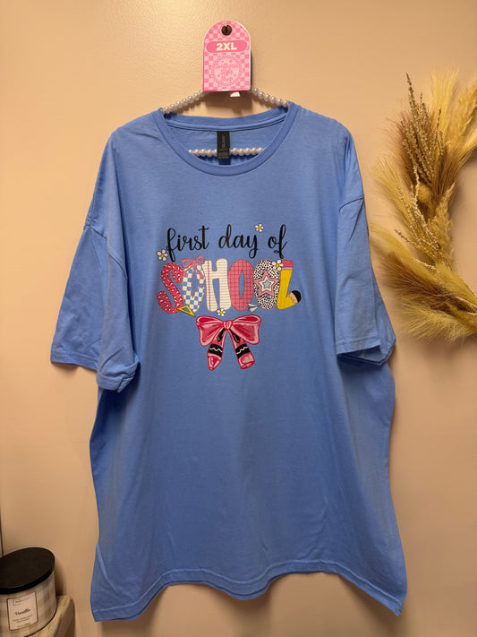 Adult 2xl first day tshirt