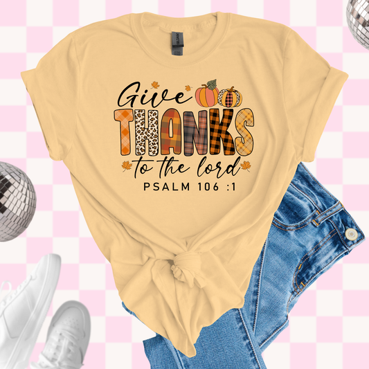 Give thanks tshirt