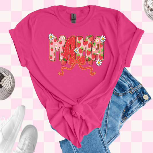 Strawberry mama tshirt