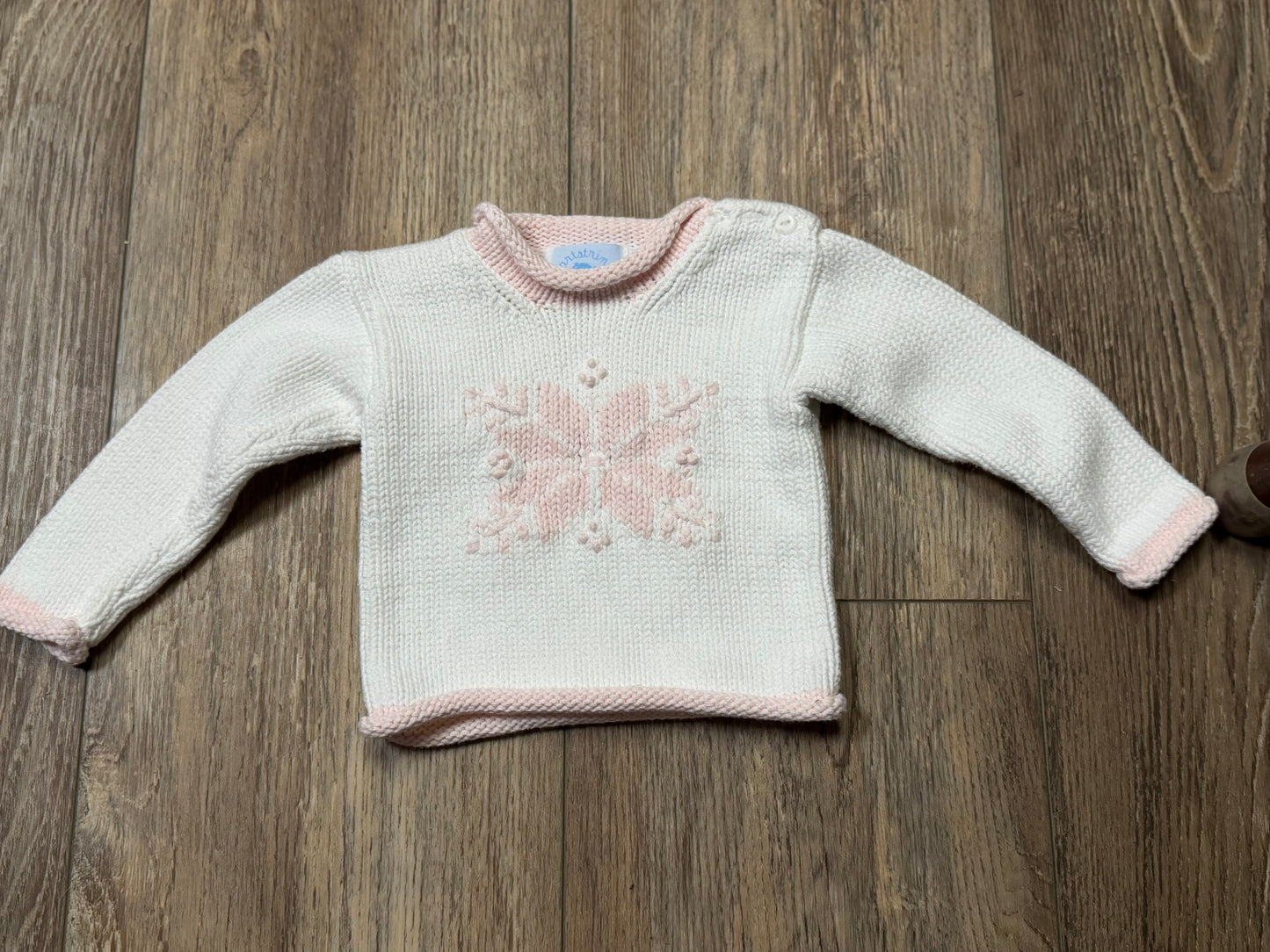 0/3m white sweater