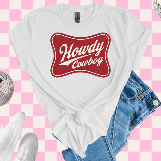 Howdy cowboy tshirt