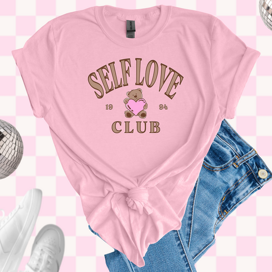 Self love club tshirt