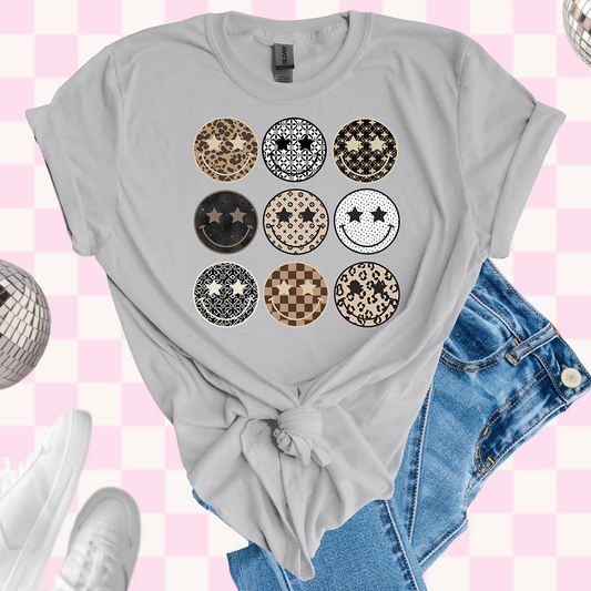 Smiley faces tshirt
