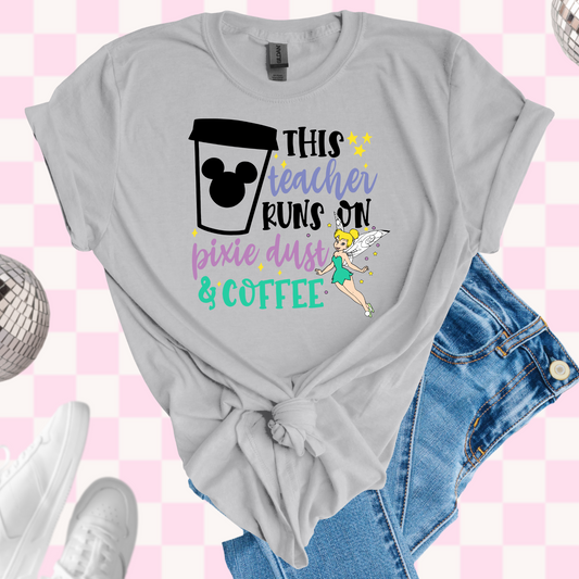 This teacher runs on tshirt