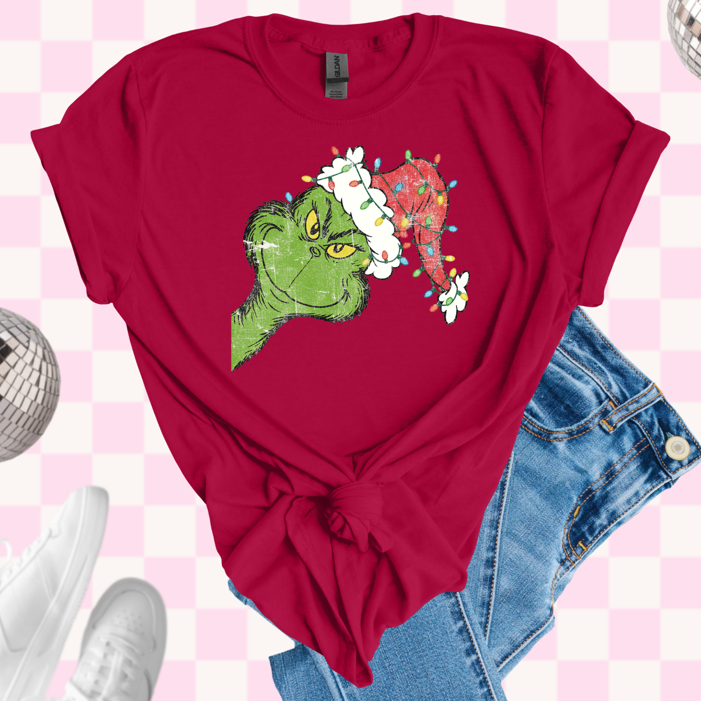 Grinch face shirt