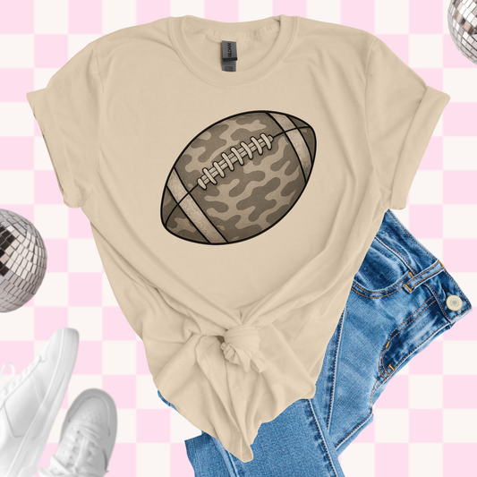 Camo football tshirt