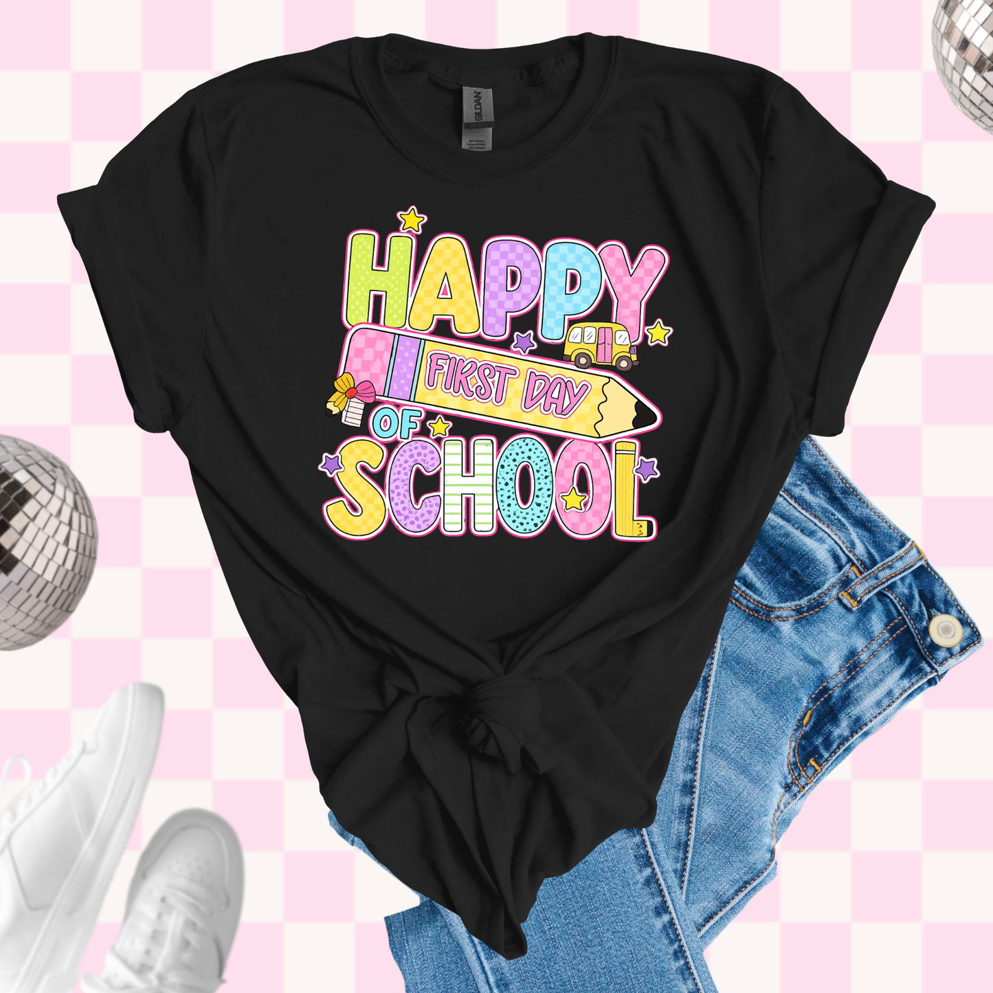 Happy 1st day of school tshirt