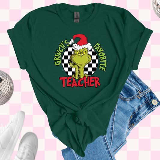 Grinch's favorite teacher shirt