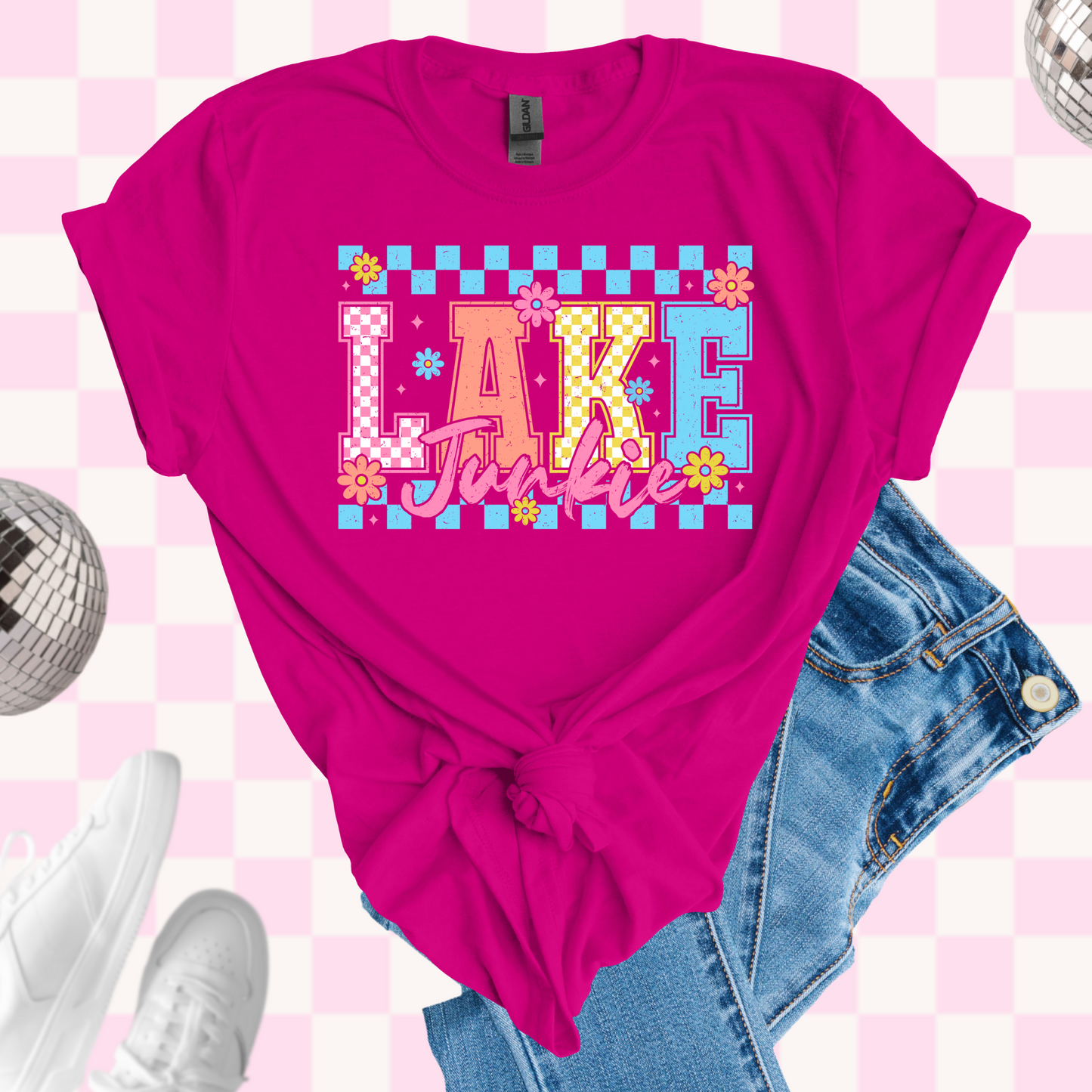 Lake junkie tshirt